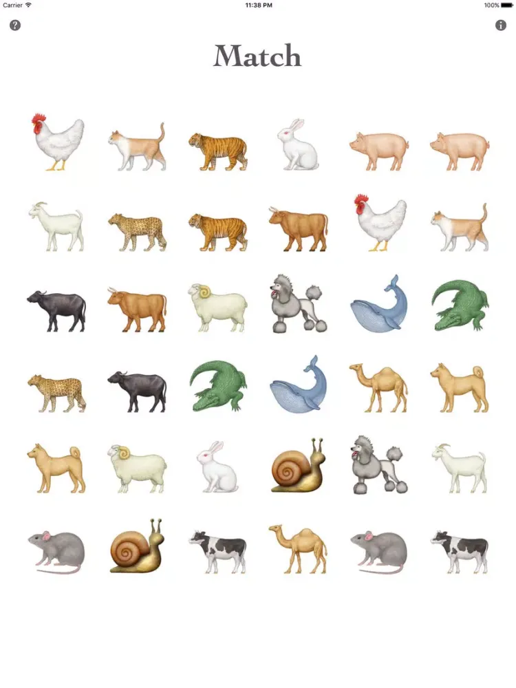 Capturas de pantalla de Match - Picture matching game for kids and parents iPad 