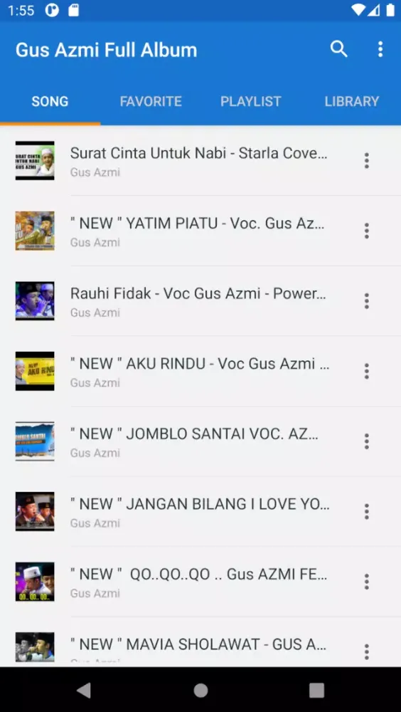 Gus Azmi offline lengkap - Mp3 Sholawat Screenshots
