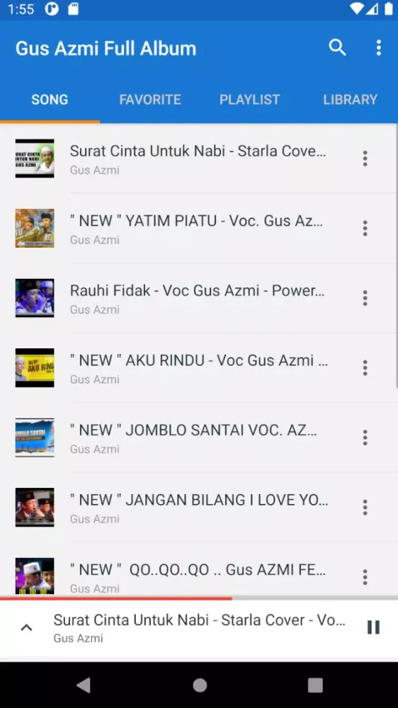 Gus Azmi offline lengkap - Mp3 Sholawat Screenshots