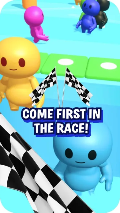 Fall Dudes - Party Royal Race スクリーンショット