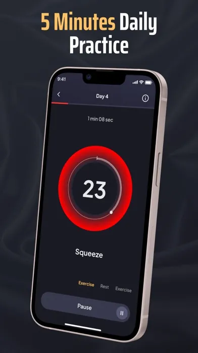 Capturas de pantalla de Mr Kegel: Men's Health Trainer