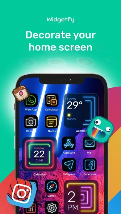 Capturas de tela do Widget-fy: Custom Icon Packs