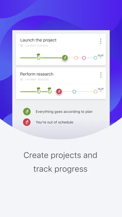 Capturas de pantalla de WinGo Plan: projects & goals
