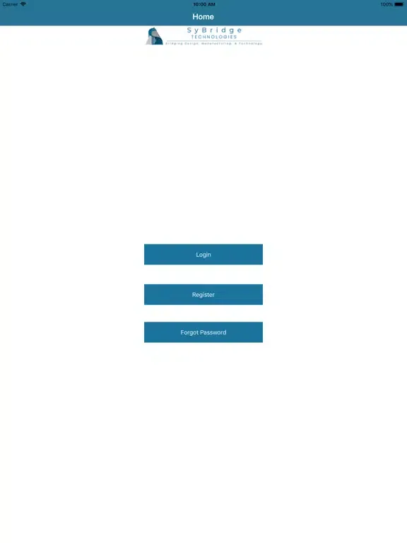 Zrzuty ekranu SyBridge IoT Cloud iPad 
