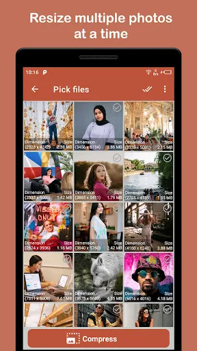 Photo Resize - Video Compress Screenshots