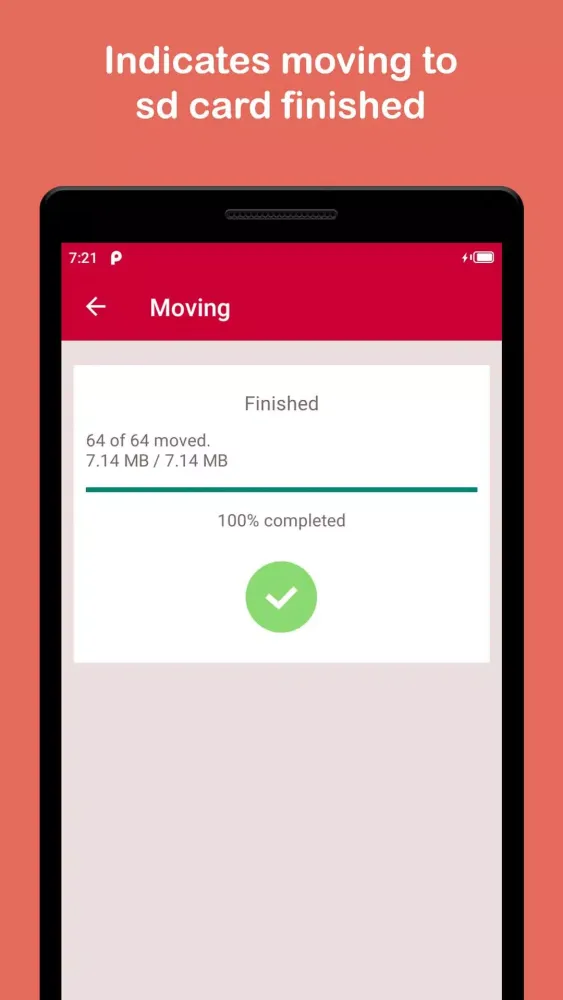 Move files to SD card Ekran Görüntüleri