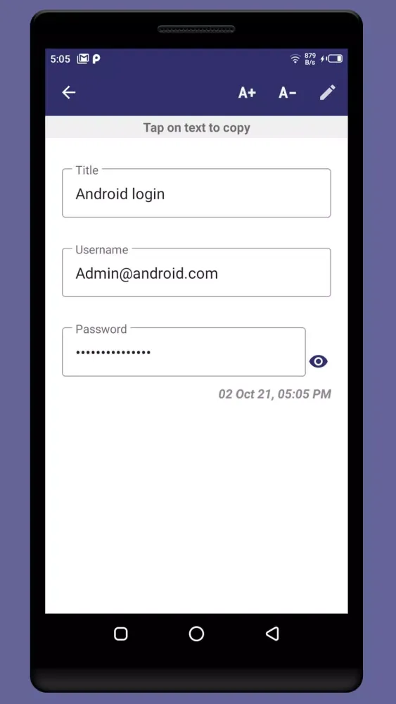 Password Manager Screenshots