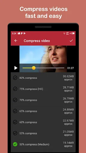 Video Cutter, compressor, crop Screenshots