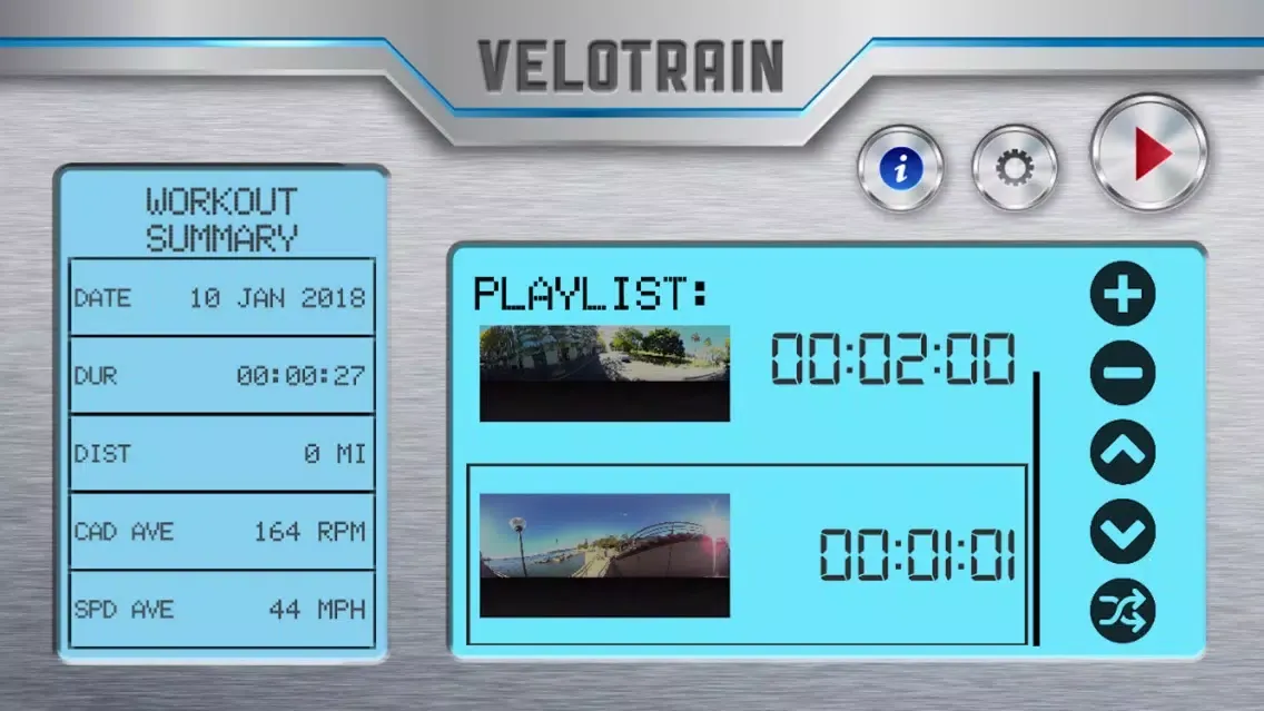 Capturas de pantalla de Velotrain