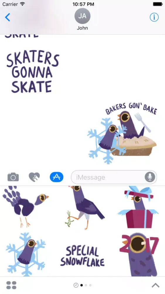 Capturas de pantalla de Trash Doves Holiday