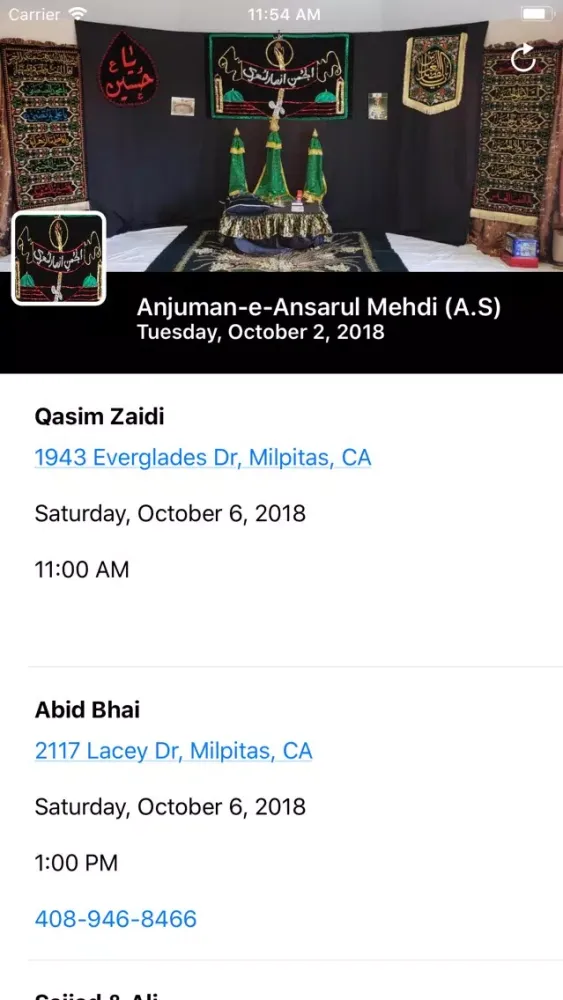 Capturas de pantalla de Anjuman-e-Ansarul Mehdi (A.S)