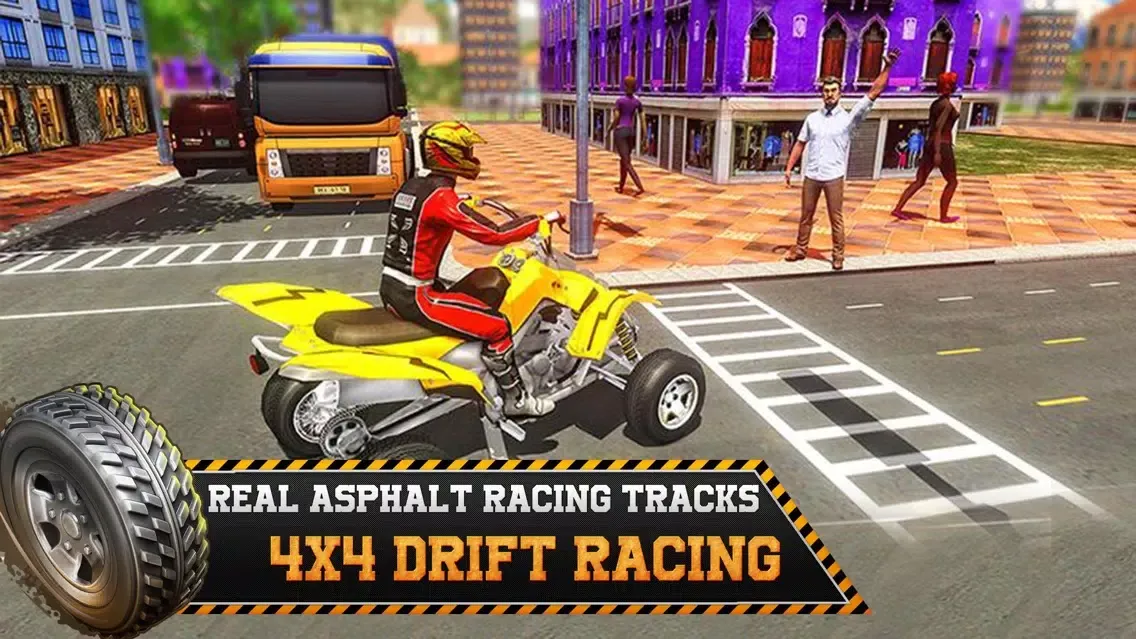Ảnh chụp màn hình của 2XL ATV Offroad Quad Racing 3D