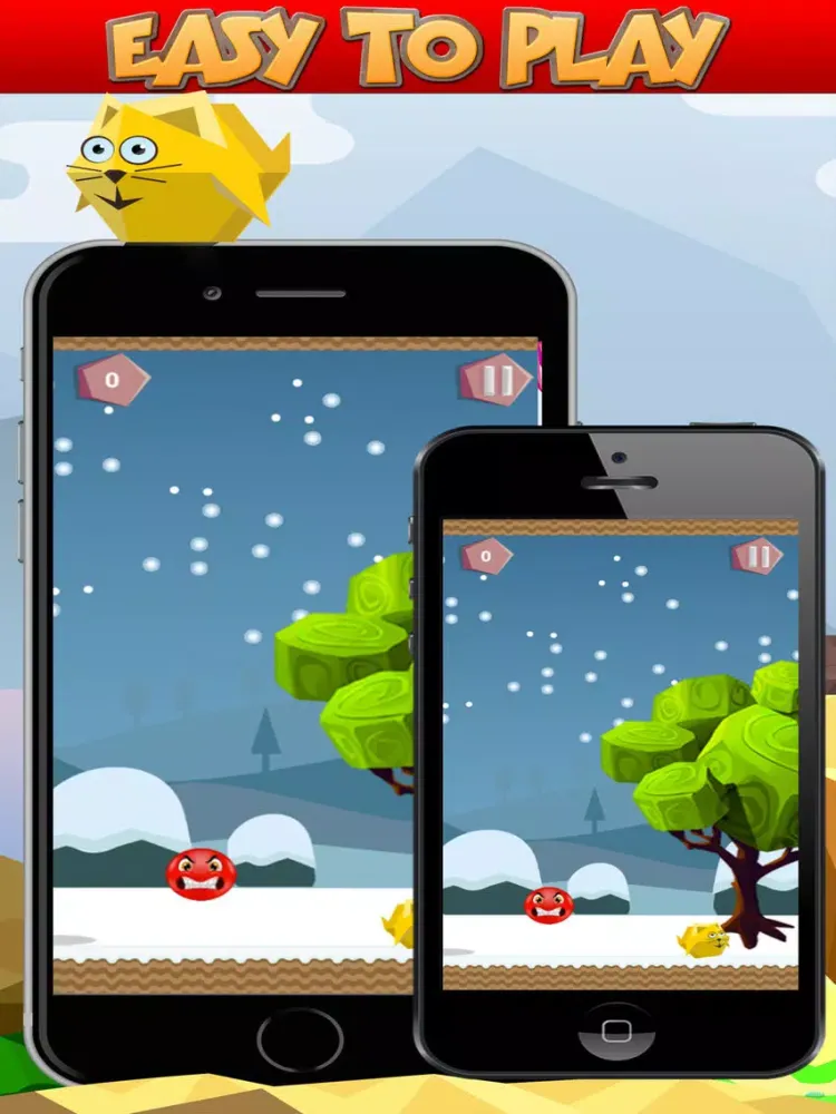 Bouncy Red Ball Game iPad  Screenshots