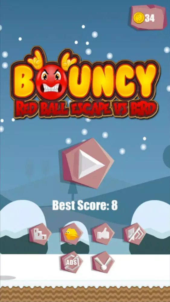 Bouncy Red Ball Game Screenshots