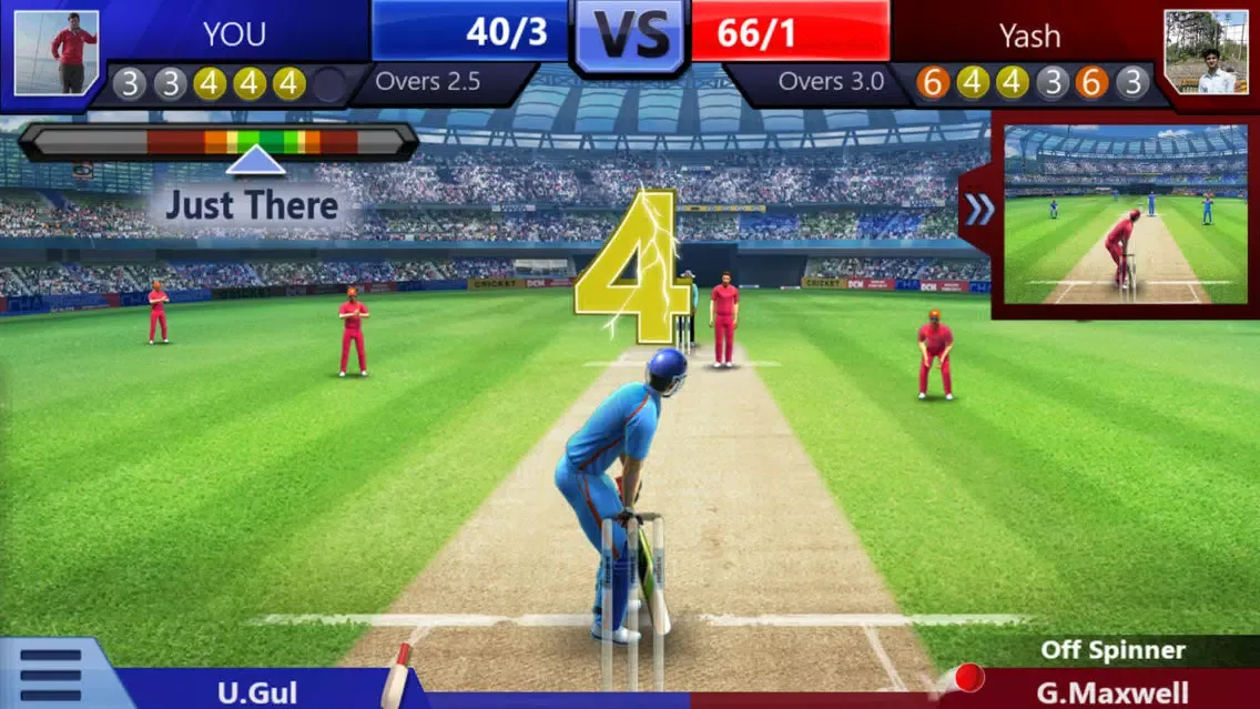 Screenshot di cricket live T20 Pro