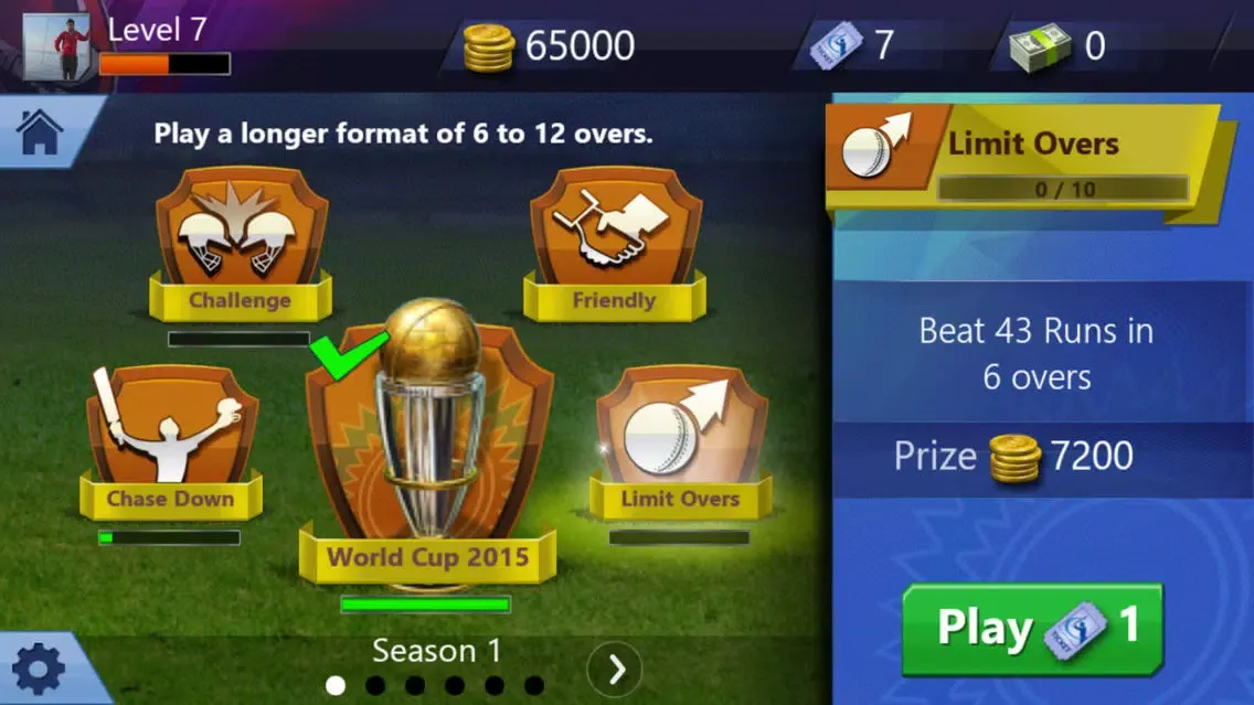 Screenshot di cricket live T20 Pro