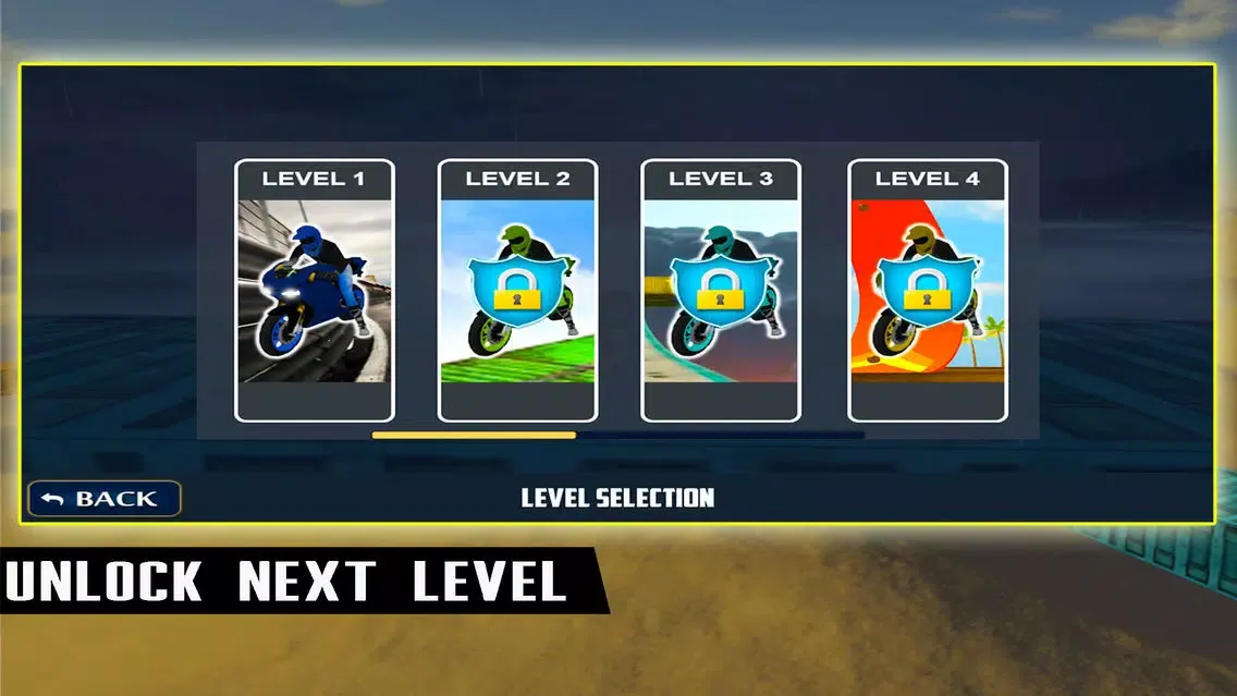 Capturas de tela do Impossible Moto Bike Track