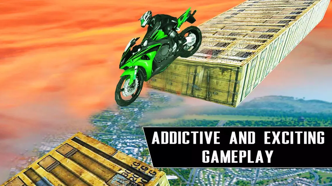 Capturas de tela do Impossible Moto Bike Track
