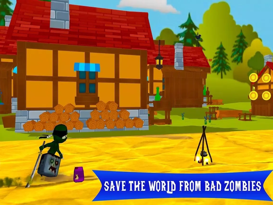 Tangkapan layar Ninja Run Impossible Track iPad 