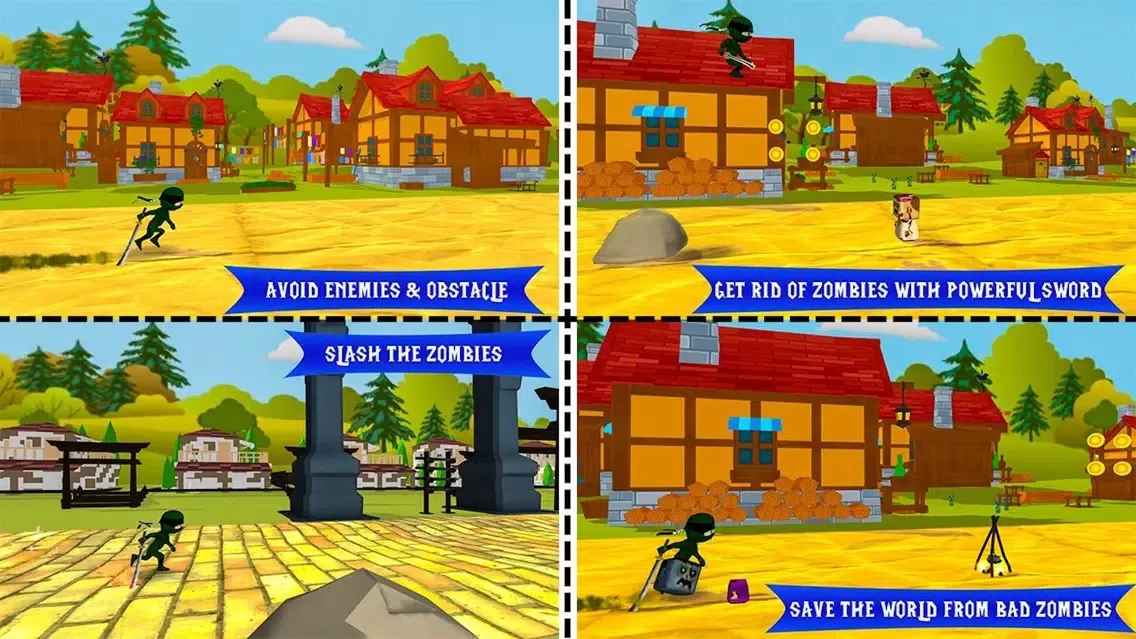 Tangkapan layar Ninja Run Impossible Track