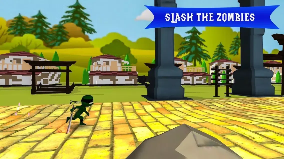 Tangkapan layar Ninja Run Impossible Track