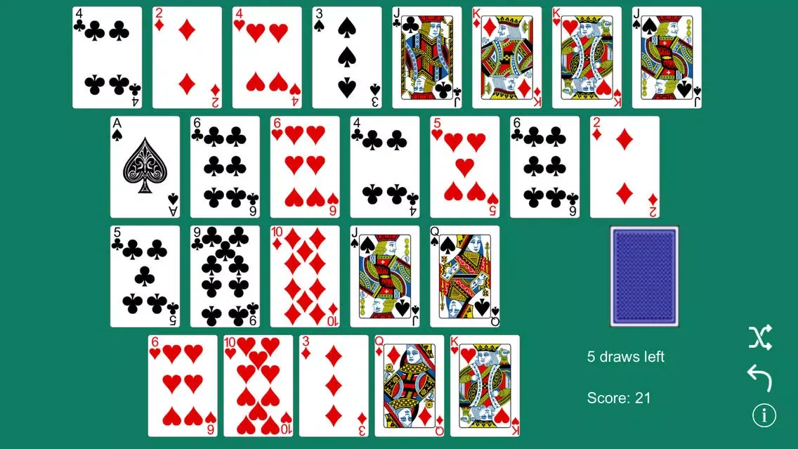 ภาพหน้าจอของ Dbl Solitaire