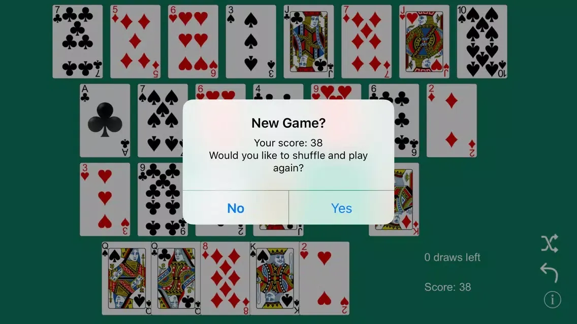ภาพหน้าจอของ Dbl Solitaire