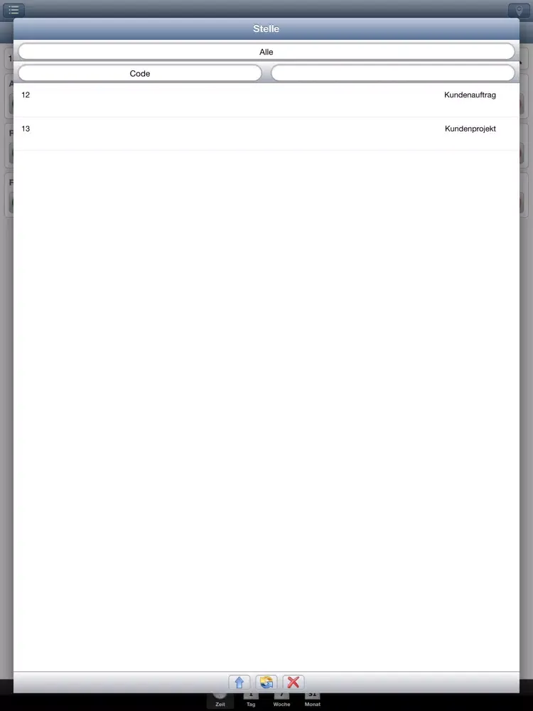 ภาพหน้าจอของ TimeApp 27 iPad 