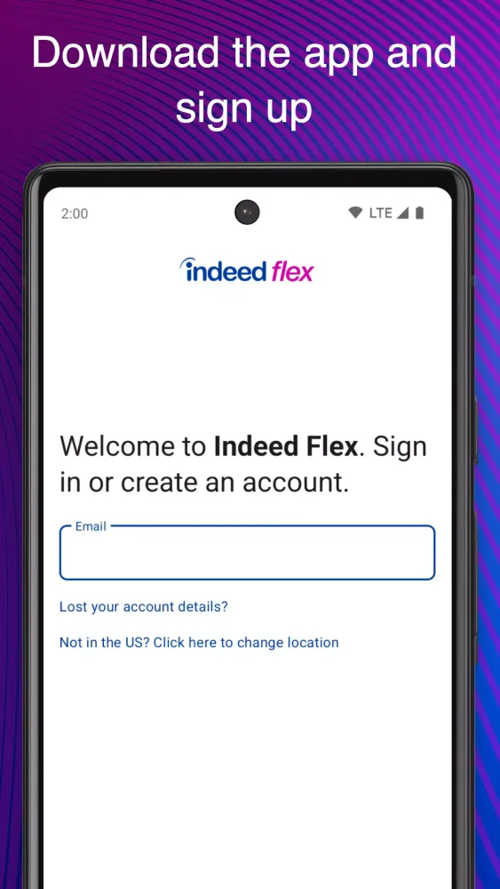 Screenshot di Indeed Flex
