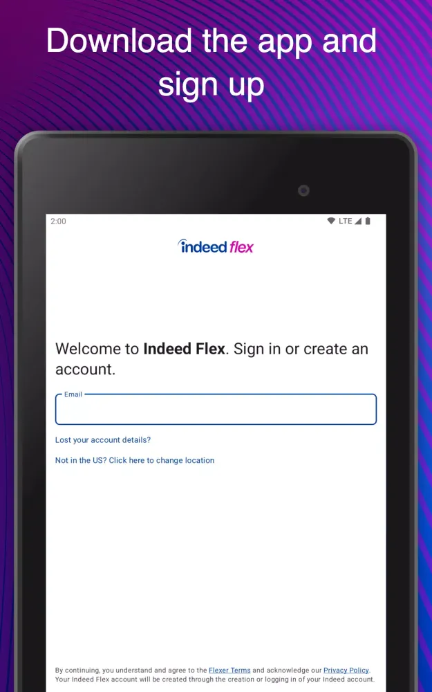 Screenshot di Indeed Flex