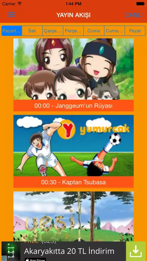 Yumurcak Televizyonu应用截图