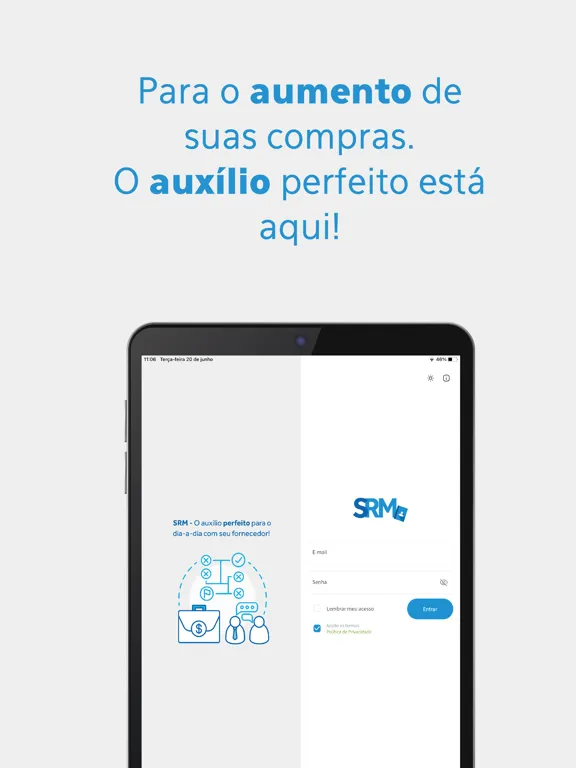 SRM mobile iPad  Screenshots