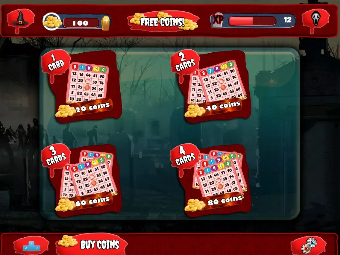 ภาพหน้าจอของ Spooky Bingo - Free Halloween Bingo Game iPad 