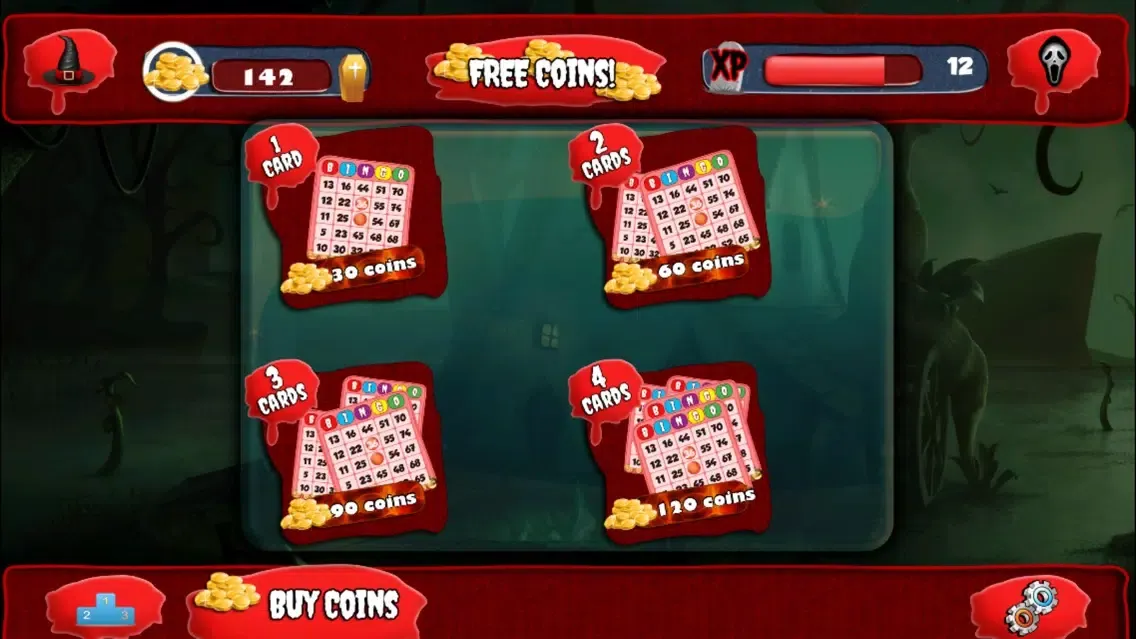 ภาพหน้าจอของ Spooky Bingo - Free Halloween Bingo Game