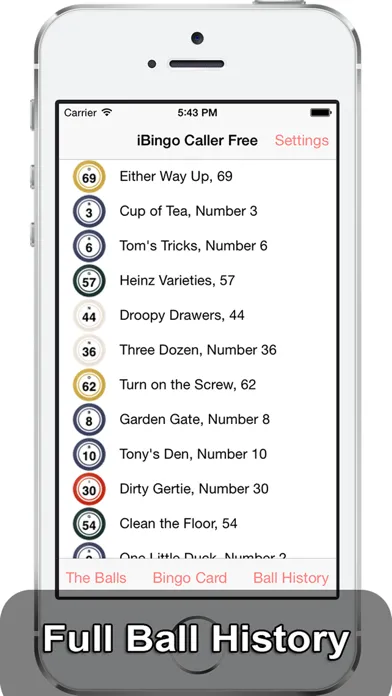 Tangkapan layar iBingo Caller - Play Bingo at Home with Friends!