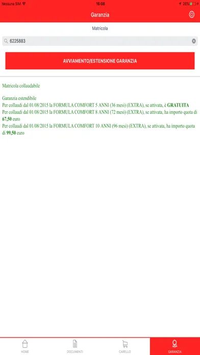 Zrzuty ekranu Spare Parts Ricambi Immergas