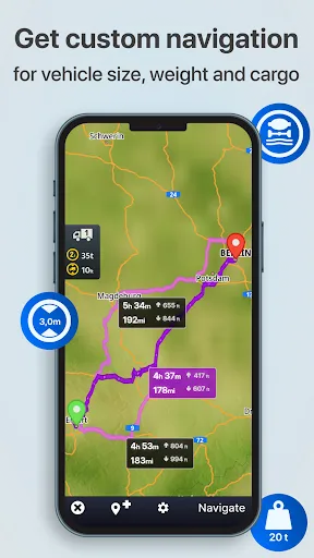 صور Sygic GPS Truck & Caravan
