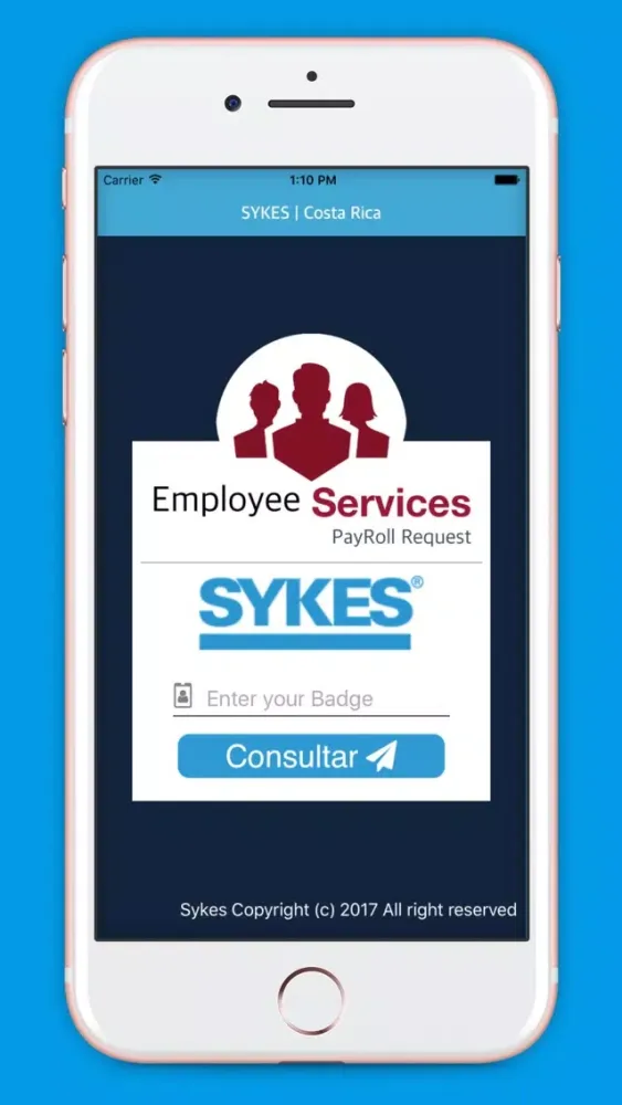 Capturas de pantalla de SYKES Payroll