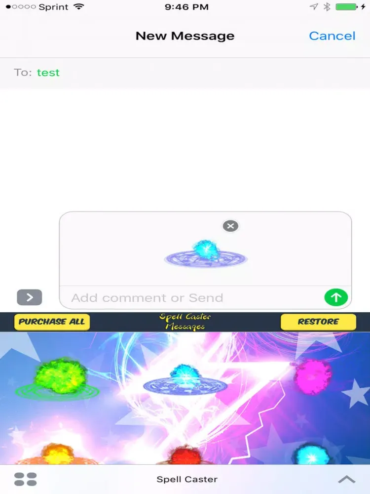 Spell Caster Messages iPad 应用截图
