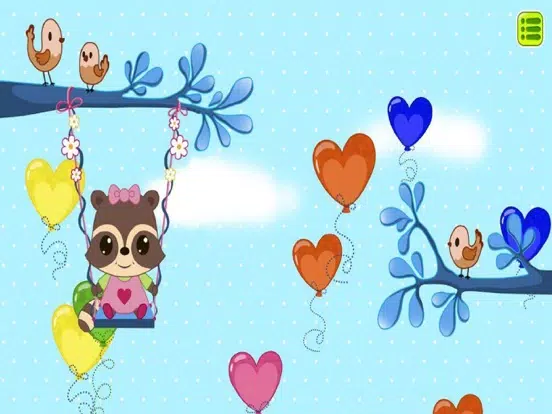 Tangkapan skrin Candy Raccoon Balloon Games iPad 