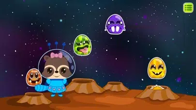 Tangkapan skrin Candy Raccoon Balloon Games