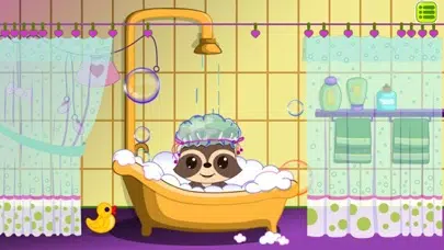 Tangkapan skrin Candy Raccoon Balloon Games