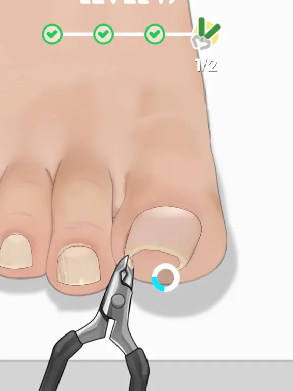 Capturas de tela do Pedicure Master iPad 