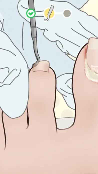 Capturas de tela do Pedicure Master