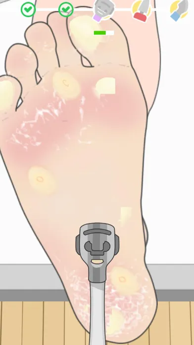 Capturas de tela do Pedicure Master