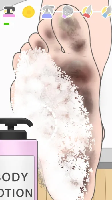 Capturas de tela do Pedicure Master