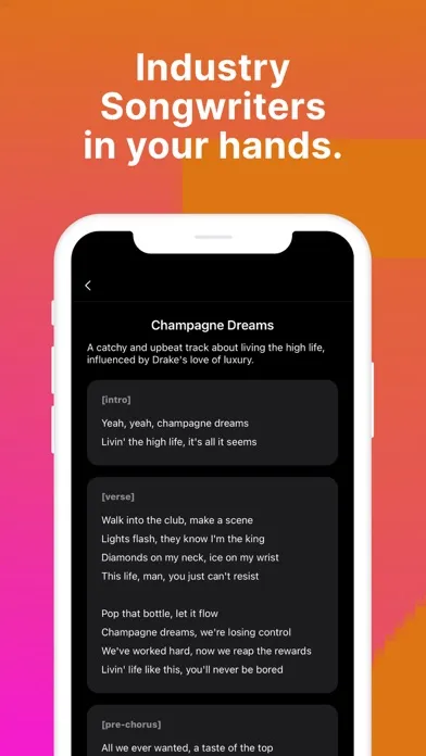 Screenshot di Ghostwriter AI - Song Writer