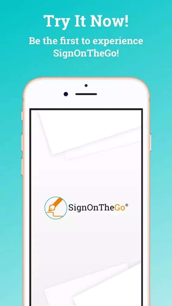 Captures d'écran de SignOnTheGo eSignature App