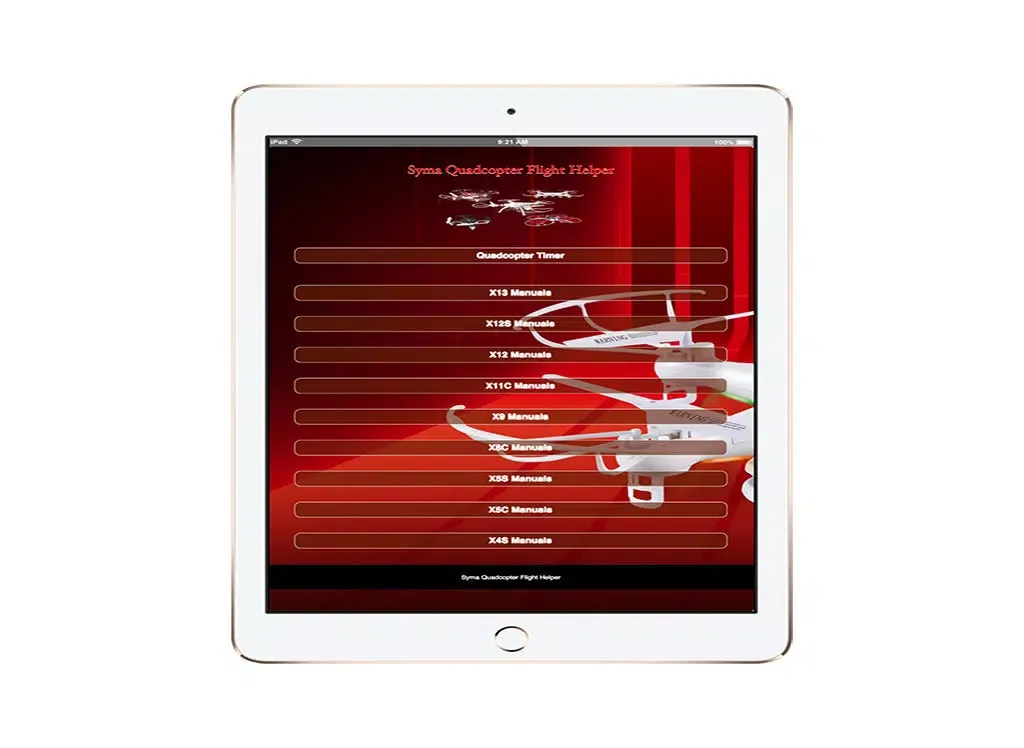 Syma Quadcopter Flight Helper iPad  スクリーンショット