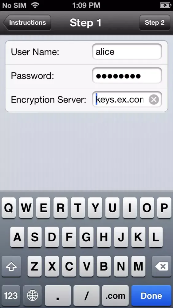 Capturas de pantalla de Symantec File Share Encryption for iOS